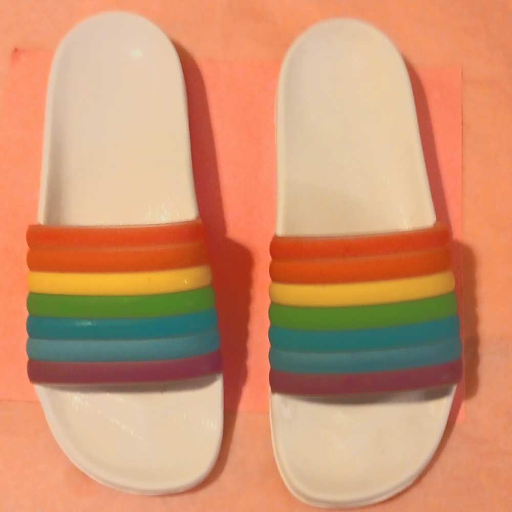 Rainbow Slide Sandals